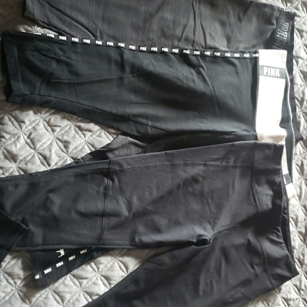 2 Capri leggings and 1 ankle leggings